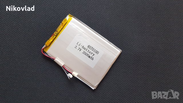 Батерия за таблет - 3.7V/ 3500mAh, 100x70x3.5mm, снимка 1 - Друга електроника - 24371751