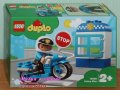 Продавам лего LEGO DUPLO 10900 - Полицейски мотоциклет, снимка 1