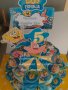 Картонена торта  Спондж Боб Sponge Bob, снимка 6