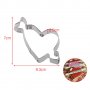 Голямо сърце със стрела Свети Валентин метален резец форма украса торта фондан бисквитки сладки, снимка 1 - Форми - 21463226
