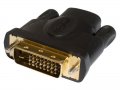преходник DVI-D Male to HDMI Female, снимка 1 - Кабели и адаптери - 24515607