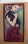 Картина "Момиче с котка", снимка 2