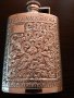Solid silver Hip Flask-сребърна джобна бутилка за уиски, снимка 1 - Антикварни и старинни предмети - 12654116