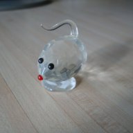 статуетка на мишка от кристал, снимка 4 - Подаръци за рожден ден - 17540943