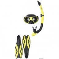 Комплект маска, шнорхел и плавници GUL Adult Taron, снимка 1 - Водни спортове - 14635934