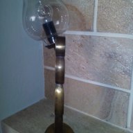 Настолна нощна лампа бронз статуетка, снимка 6 - Настолни лампи - 13232104