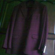 ново вишнево мъжко сако номер50, снимка 1 - Сака - 10806695