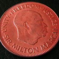 1 цент 1964, Сиера Леоне, снимка 2 - Нумизматика и бонистика - 12024521