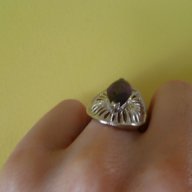 Сребърен пръстен с аметист 7, снимка 4 - Пръстени - 17850866