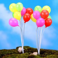 връзка с 8 бр изкуствени декоративни балони балончета балон топер украса за торта мъфини парти, снимка 1 - Други - 21335243