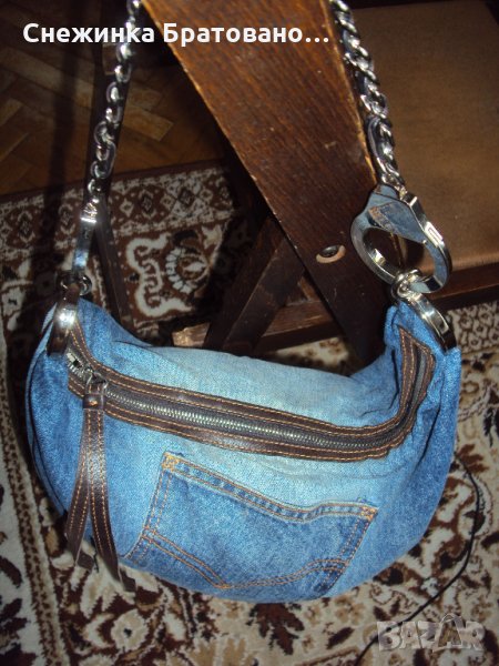 100% оригинална маркова дънкова чанта на GILLI, снимка 1