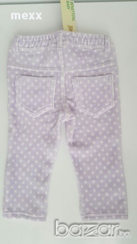 Нови Оригинални Детски джинси BENETTON, снимка 4 - Панталони и долнища за бебе - 17349276
