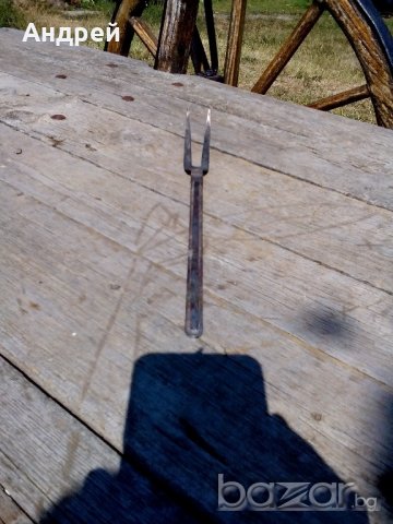 Готварска вилица, снимка 4 - Антикварни и старинни предмети - 19263952