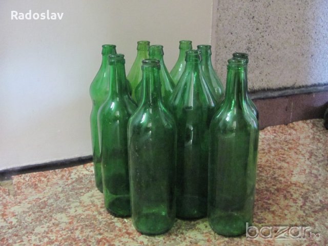 Стъклени бутилки , снимка 1 - Други - 19059778