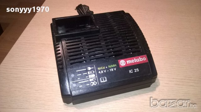 Metabo ic25 profi 4.8-18v charger nicd/nimh-внос швеицария, снимка 3 - Други инструменти - 16006253