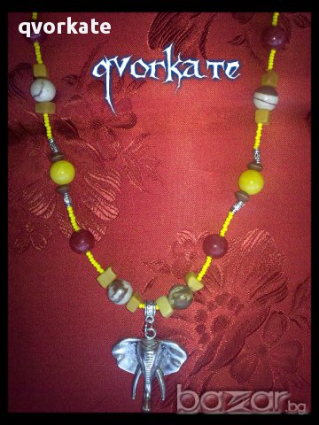 Колие Слонче, снимка 2 - Колиета, медальони, синджири - 14491558