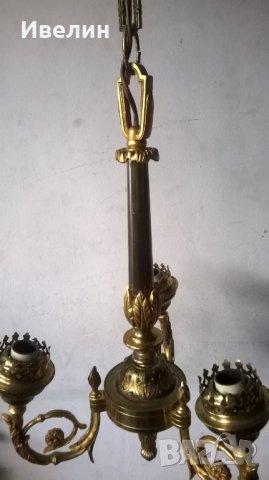 бароков полилей от бронз, снимка 5 - Полилеи - 25197540