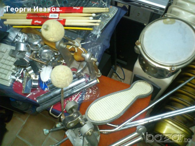 Продавам много части за барабани, кожи нови и втора употреба, снимка 1 - Ударни инструменти - 16134946