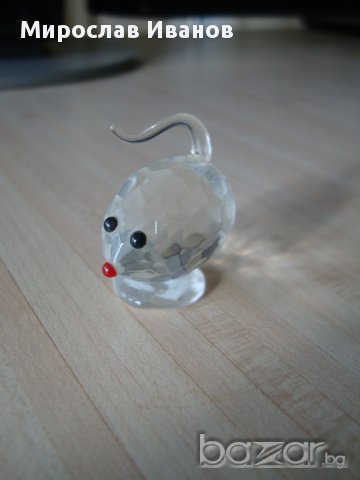 статуетка на мишка от кристал, снимка 4 - Подаръци за рожден ден - 17540943