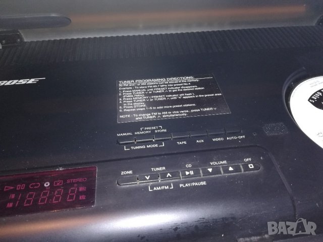 bose cd/tuner-made in japan-внос швеицария, снимка 11 - Ресийвъри, усилватели, смесителни пултове - 21600321