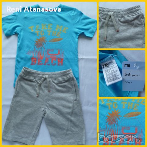 Mothercare блуза / тениска + къс панталон комплект сет лот, снимка 9 - Детски комплекти - 13513072