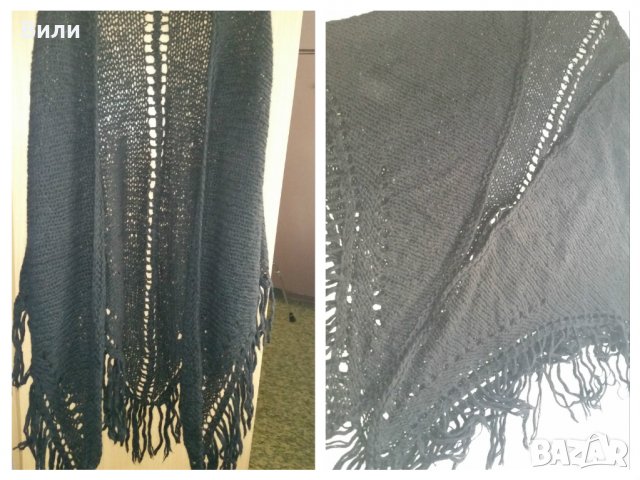 Големи , топли триъгълни шалове, снимка 4 - Шалове - 23406689