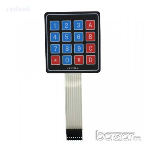 Мембранна клавиатура 4x4, Ардуино / Arduino