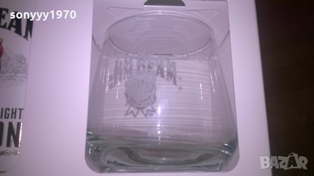 поръчани-стъкло-само стъкло-jim beam-празна бутилка и 2 чаши за колекция, снимка 7 - Колекции - 23803784