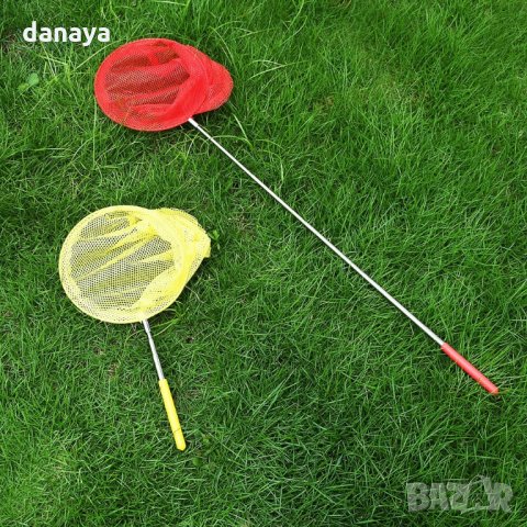 964 Голямо кепче с телескопична дръжка за ловене на пеперуди или риболов, снимка 7 - Други спортове - 25592467