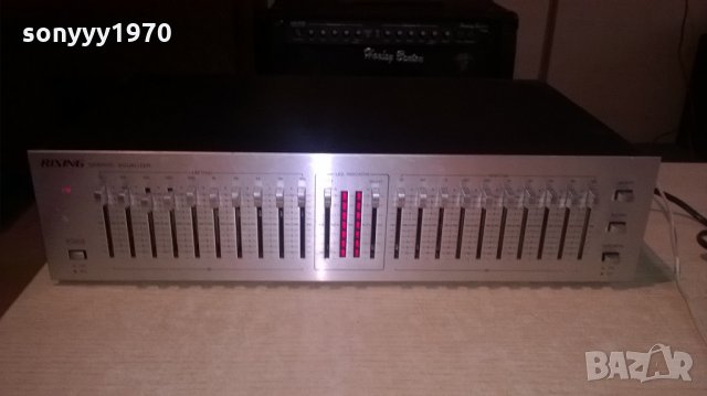 ПОРЪЧАН-rising eq-10 equalizer-made in japan-внос швеицария, снимка 7 - Ресийвъри, усилватели, смесителни пултове - 22189284