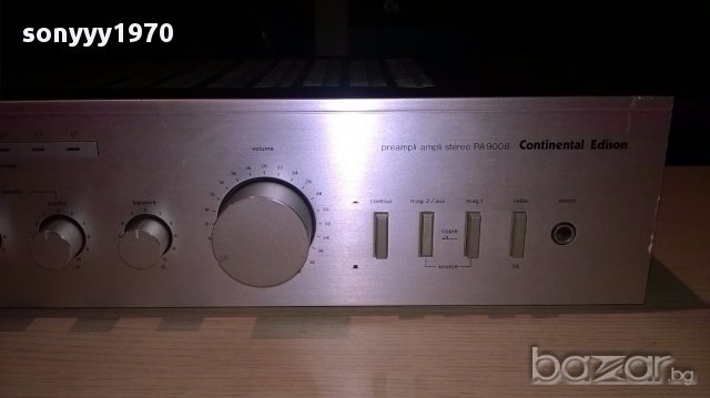 Continental edision-pa9008 preampli ampli stereo-japan-внос швеицария, снимка 12 - Ресийвъри, усилватели, смесителни пултове - 13530641