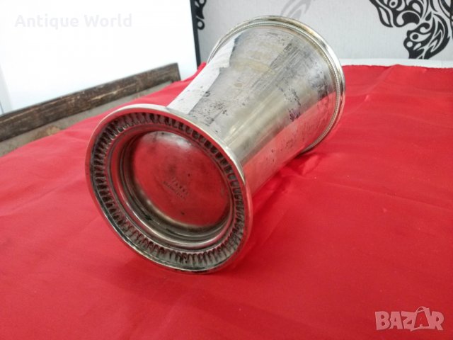 Уникална Стара ПОСРЕБРЕНА  Купа , Чаша 1922г, снимка 5 - Антикварни и старинни предмети - 23246411