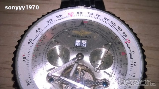 Breitling chronometre navitimer-за ремонт-внос швеицария, снимка 8 - Мъжки - 17777112
