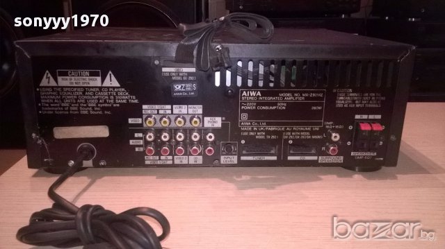 Aiwa-stereo amplifier-280w made in uk-внос швеицария, снимка 15 - Ресийвъри, усилватели, смесителни пултове - 15735735