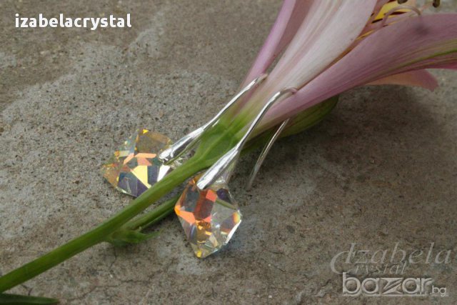 Комплект Сваровски "Cosmic" Crystals from SWAROVSKI ®, снимка 3 - Бижутерийни комплекти - 11376429
