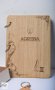 Персонално гравиран тефтер с дървени корици (дъб),формат А5, снимка 4