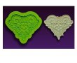 #3 marvelous серия плетено сърце с цвете дантела силиконов молд форма декорация торта фондан 