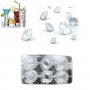 6 Големи различни диаманти кристали камъни силиконов молд форма фондан  лед гипс сапун бижута смола, снимка 2