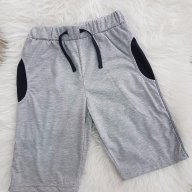 Детски къси сиви панталонки за момчета - 104, 116 см./11013/, снимка 1 - Детски къси панталони - 18381741