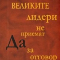 Защо великите лидери не приемат Да за отговор, снимка 1 - Художествена литература - 18699257