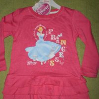     Детска рокля с дълъг ръкав Disney с Принцесите за 18-24 месеца, нова, снимка 9 - Бебешки рокли - 16780677