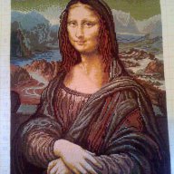 гоблен "Мона Лиза" оригинал Вилер , снимка 1 - Други стоки за дома - 15756554