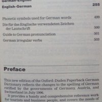 The Oxford Paperback German Dictionary: German-English, English-German, снимка 2 - Чуждоезиково обучение, речници - 25245051