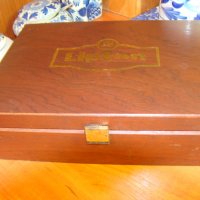 Lipton оригинална дървена масивна кутия за чай , снимка 1 - Колекции - 20952442