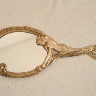 Старинно огледало стил сецесион, снимка 1 - Антикварни и старинни предмети - 17246254