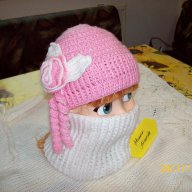Плетени детски шапки и шалове, снимка 4 - Шапки - 16544679