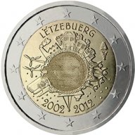 2 Евро монети (възпоменателни) емитирани 2012г(10-та годишнина от въвеждането на еврото), снимка 12 - Нумизматика и бонистика - 16027773