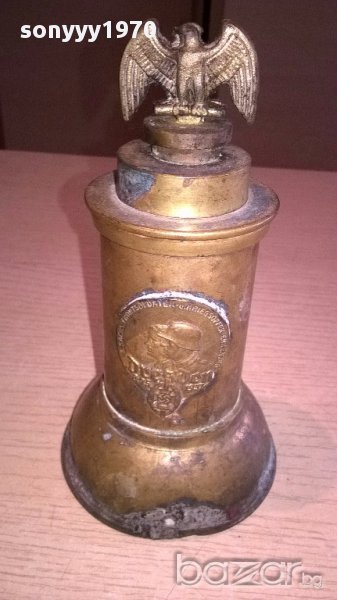 хитлериска антика-немска запалка-ретро-17х9см-внос швеицария, снимка 1