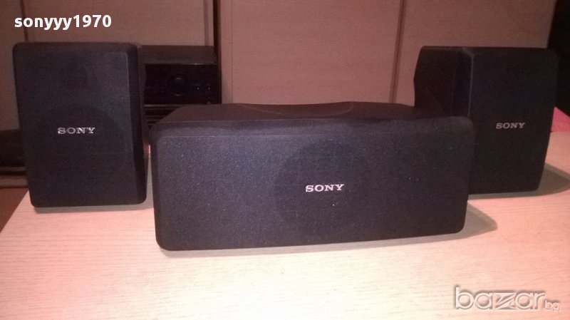 Sony speaker system-3бр х 70вата/8ома-тонколони-внос швеицария, снимка 1