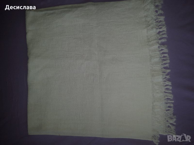 Бяла кърпа за лице от соц времето, снимка 1